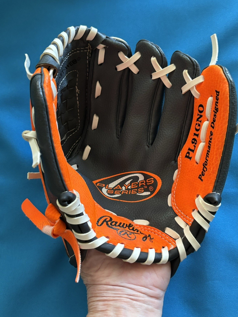 RAWLINGS PL91GNO Youth 9" Baseball Glove (Left-Hand Throw) Tball Lefty